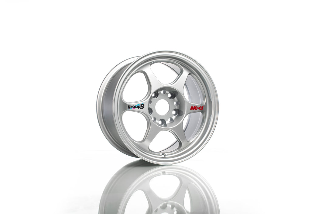 Group B Unlimited NC-01 15x8 - Silver